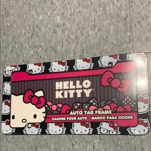 Hello Kitty Auto Tag Frame